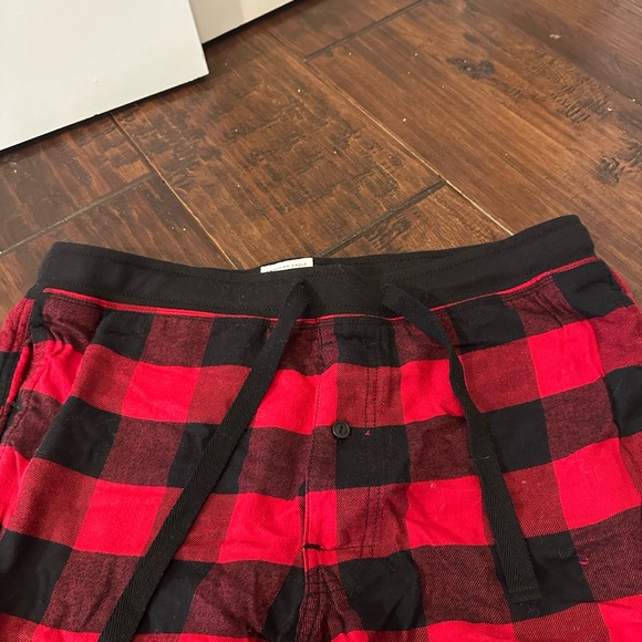 American Eagle Plaid Flannel Jogger Pant - Picture 6 of 7